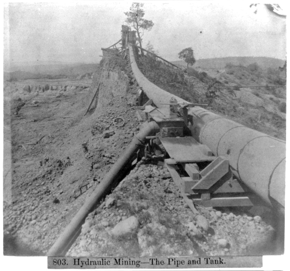 Hydraulic Mining-The Pipe and Tank LCCN2002723105