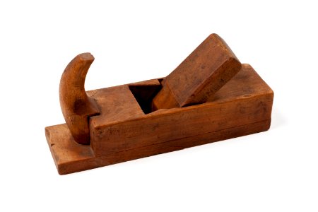 Hyvel, Putshyvel av apel, med horn - Skoklosters slott - 92627
