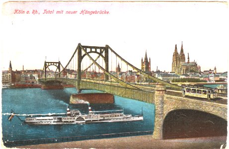 Hängebrücke - Köln (1) photo
