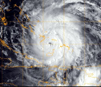Hurricane Irene (2011) - satellite image 2011-08-24