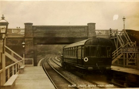 Hurst Green Halt (postcard)