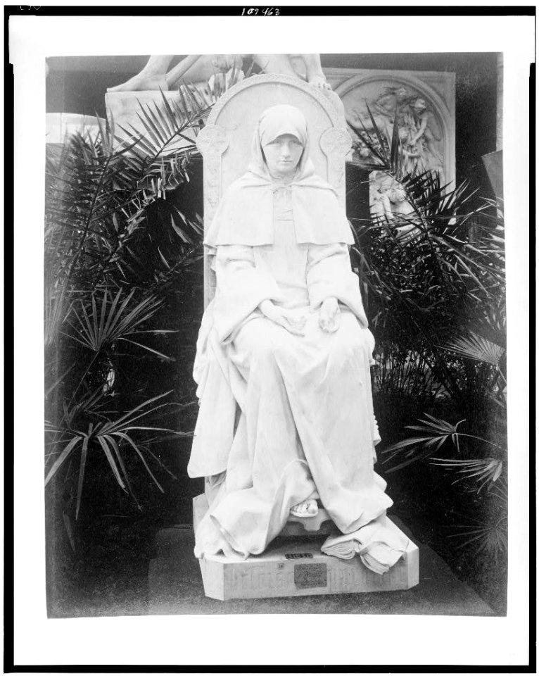 Héloïse, sculpture by M. Allouard exhibited in Palace of Fine Arts, Paris Exposition, 1889 LCCN93516718