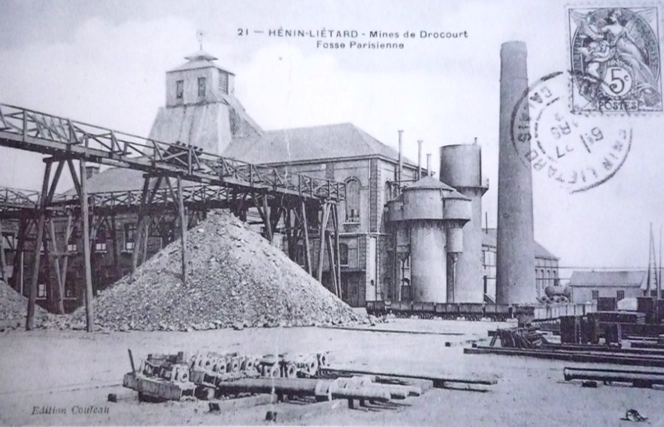 Hénin-Beaumont - Fosse n° 1 des mines de Drocourt (A)