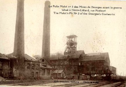 Hénin-Beaumont - Fosse n° 3 et 3 bis des mines de Dourges avant la guerre