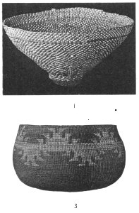 Hupa acorn sifting and serving baskets