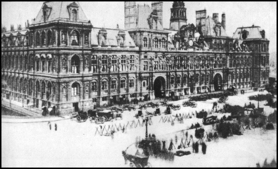 Hôtel de Ville de Paris durant la Commune de Paris