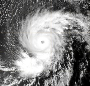 Hurricane Flossie 2007 August 11 Terra MODIS