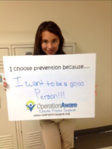 I choose prevention because...I want to be a good person!! (17934873298)