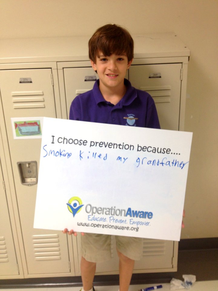 I choose prevention because...smoking killed my grandfather (17934872278)