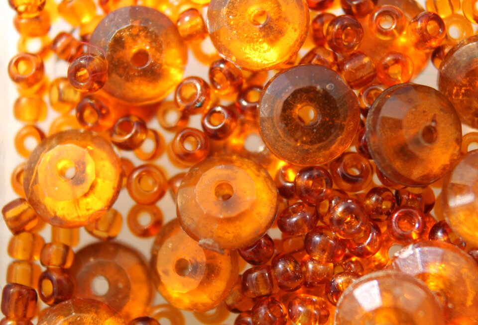 Amber color decorative