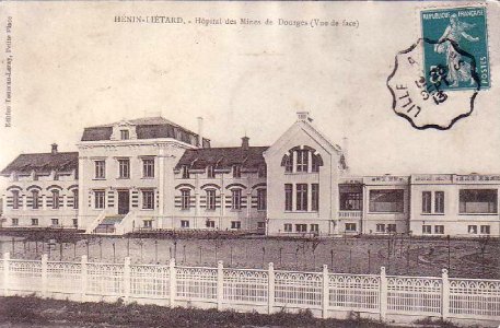 Hénin-Beaumont - Hôpital des mines de Dourges en 1913