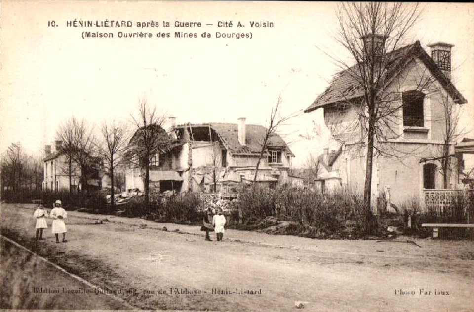 Hénin-Beaumont - Une habitation ouvrière des Mines de Dourges après la guerre