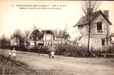 Hénin-Beaumont - Une habitation ouvrière des Mines de Dourges après la guerre