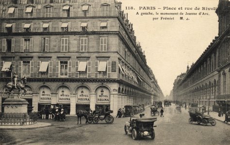 Hôtel Regina au début du 20ème siècle