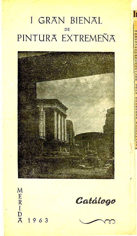 I Bienal de Pintura Extremeña Mérida 1963. p. 1