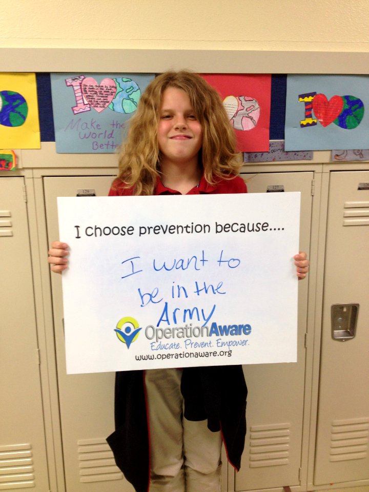 I choose prevention because...I want to be in the Army (18119299512)