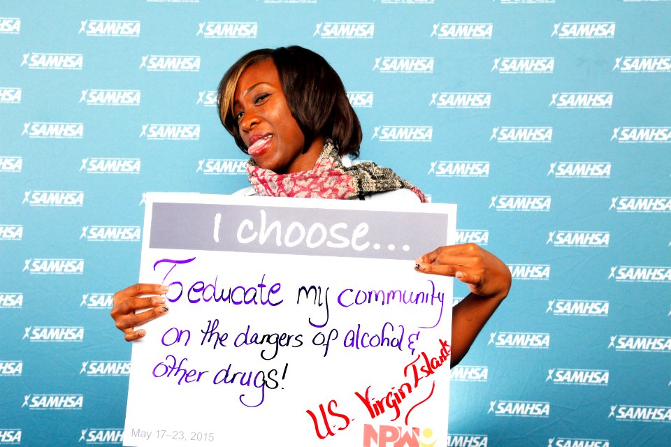I choose...to educate my community on the dangers of alcohol and other drugs! U.S. Virgin Islands (17976173549)