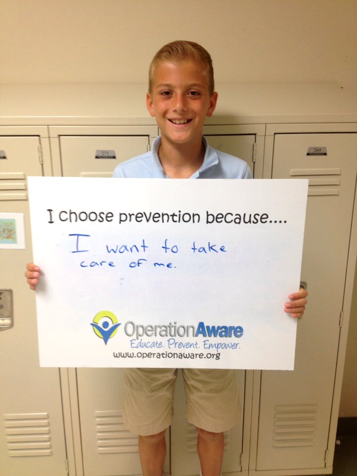 I choose prevention because...I want to take care of me (18119301112)