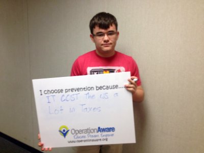 I choose prevention because...It cost the U.S. a lot in taxes (17934754830)