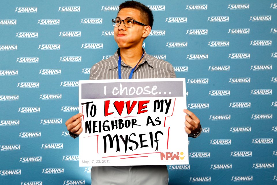 I choose...to love my neighbor as myself (18163540101)