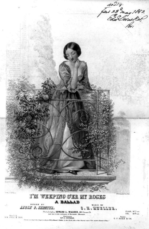 I'm Weeping O'er My Roses LCCN2001701577