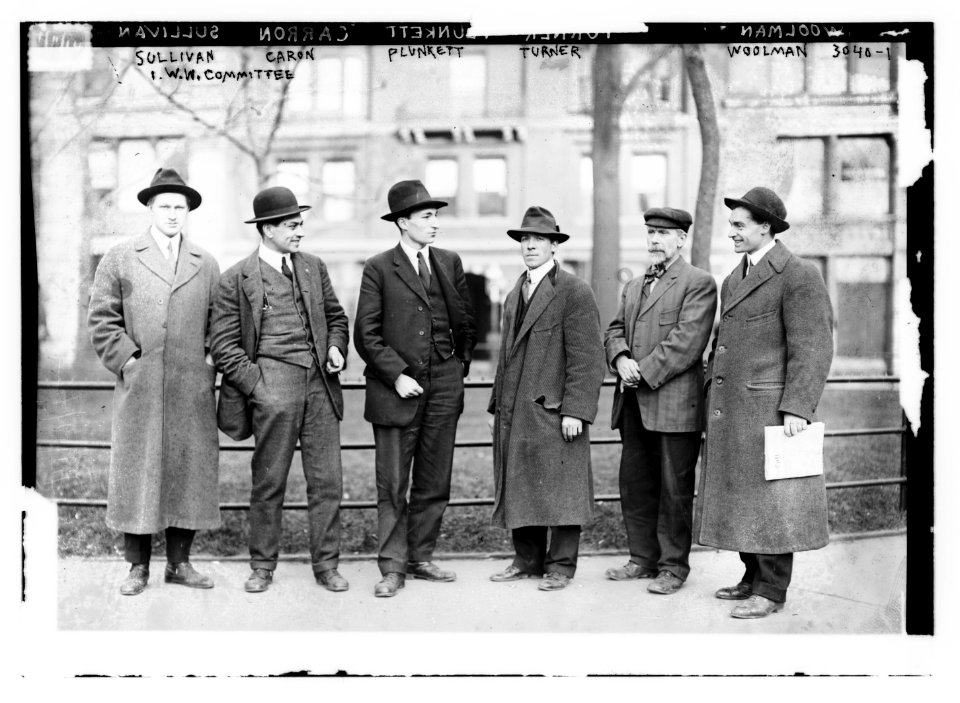 I.W.W. Committee-Sullivan, Caron, Plunkett, Turner, Woolman LCCN2014695864