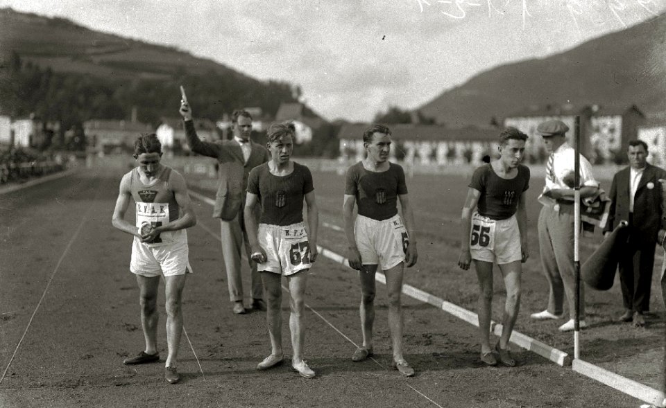 I Campeonato Nacional de Atletismo celebrado en el campo de Berazubi de Tolosa (3 de 3) - Fondo Car-Kutxa Fototeka