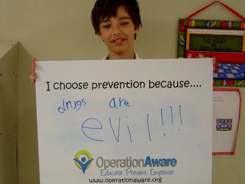I choose prevention because...drugs are evil!!! (18123841891)