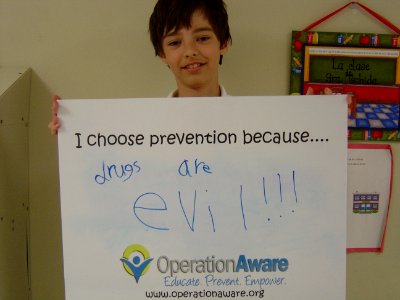 I choose prevention because...drugs are evil!!! (18123841891)