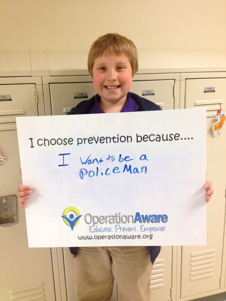 I choose prevention because...I want to be a policeman (17935062460)