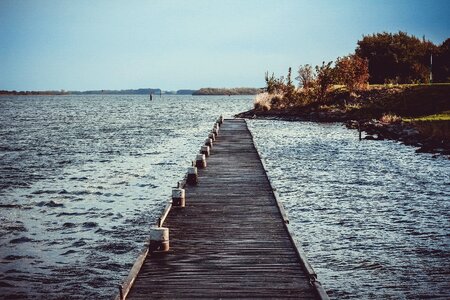 Waves nature bridge