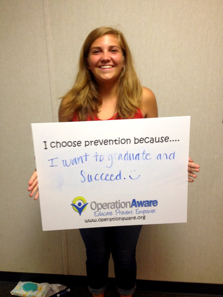I choose prevention because...I want to graduate and succeed (18118993402)