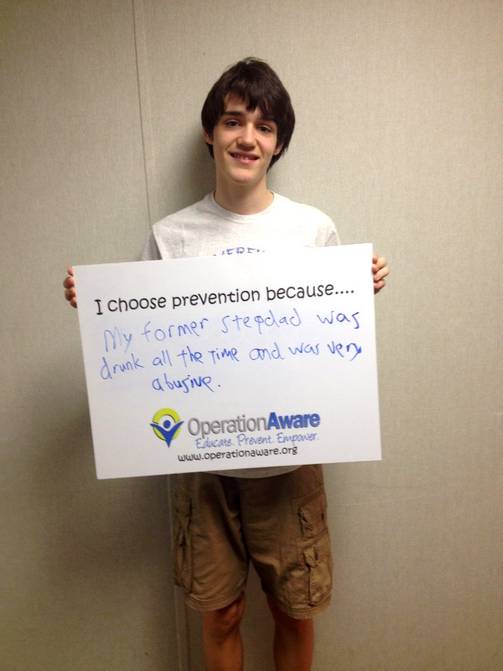 I choose prevention because...my former stepdad was drunk all the time and very abusive (18095992006)