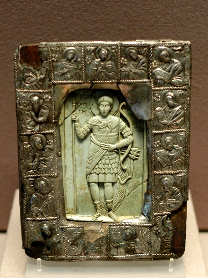 Icon Saint Demetrios Louvre OA11219