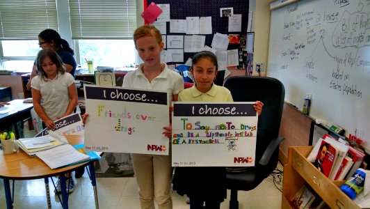 I choose...friends over drugs. I choose...to say no to drugs and to be a upstander not a bystander (18206926075)