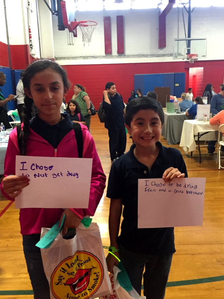 I choose...to not get drug. I choose...to be drug free and a good brother. (18019608950)