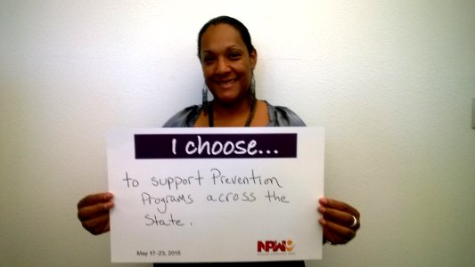 I choose...to support prevention programs across the state. (18013553549)