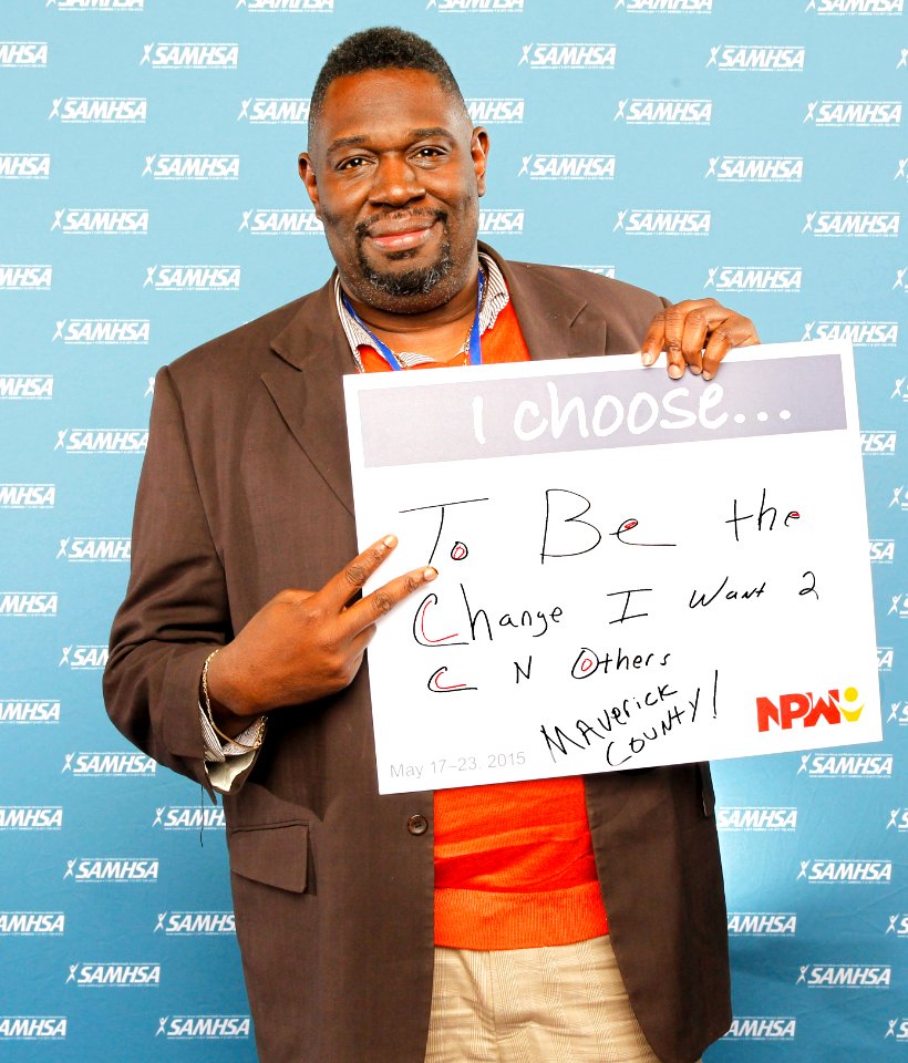 I choose...to be the change I want 2 c n others. Maverick county! (18162402135)