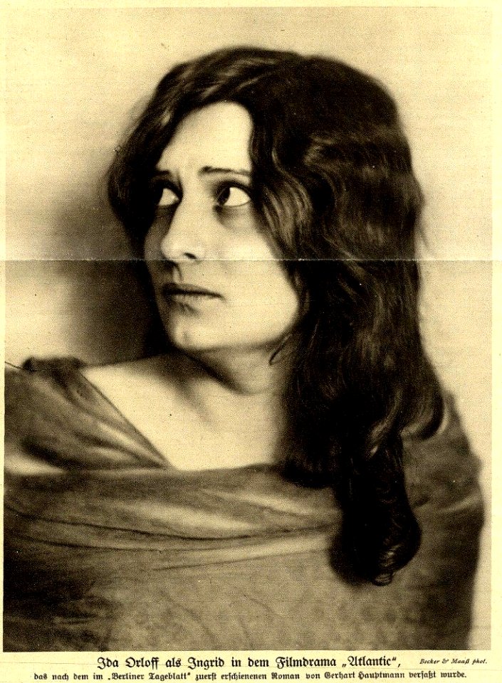 Ida Orloff im Filmdrama 'Atlantis', 1913