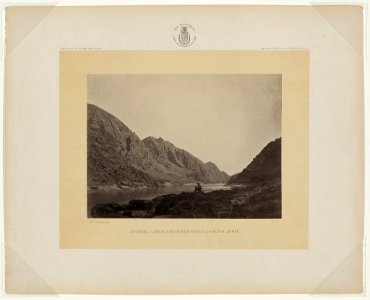 Iceberg Cañon, Colorado River, looking above - T.H. O'Sullivan, phot. LCCN90713994