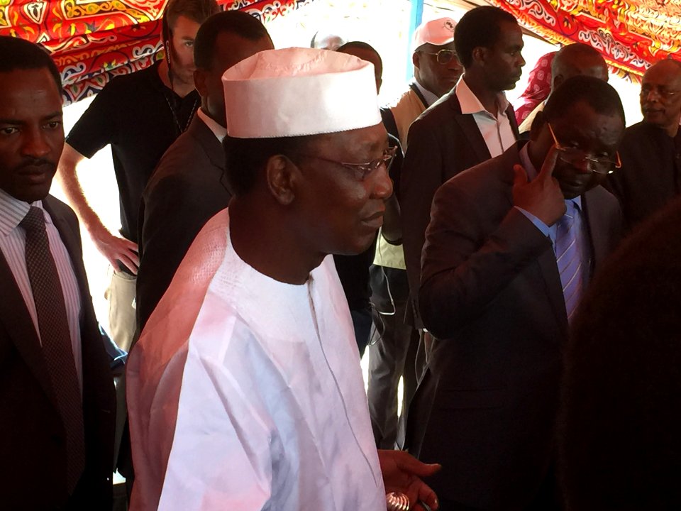Idriss Déby Itno votes during the 2016 Presidential Election photo