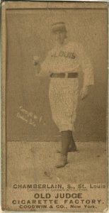 Icebox Chamberlain, St. Louis Browns, baseball card portrait LCCN2008675128