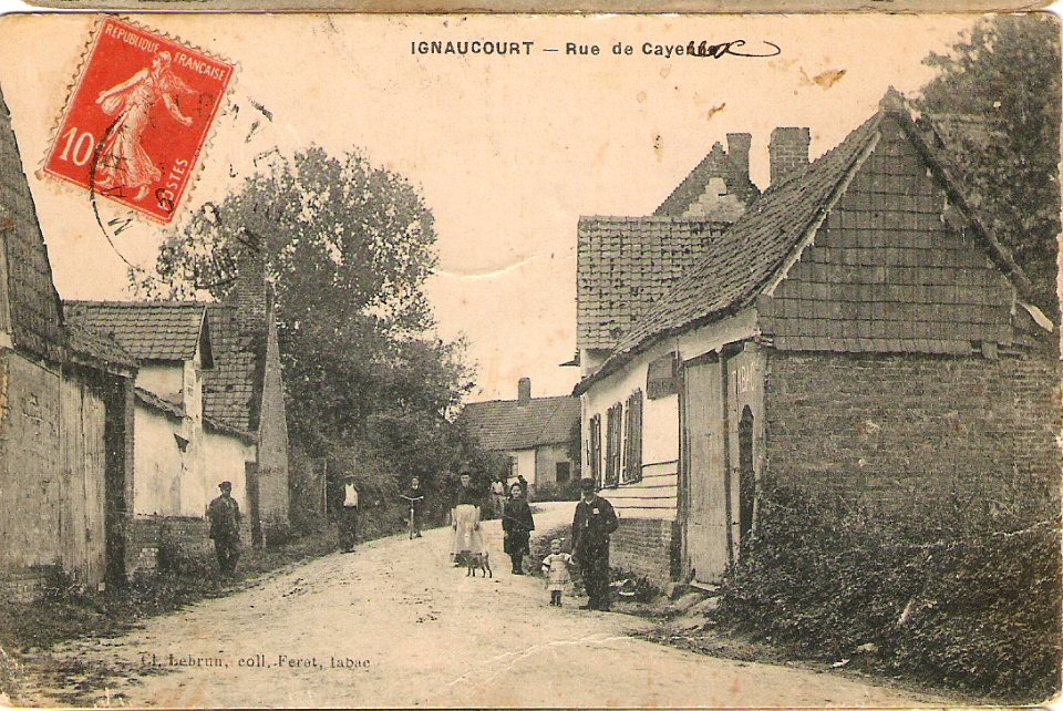 Ignaucourt, Somme, Fr, rue de Cayeux