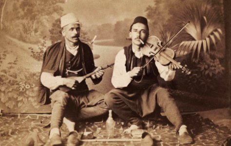 Ignaz Konigsberger's Verlag, Sarajewo - Two Bosnian musicians