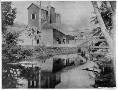 Ice plant building, Agana Guam. (circa 1906)