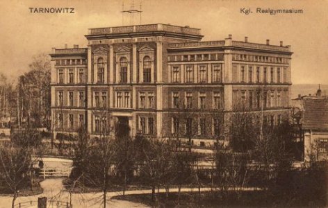 II LO im. St. Staszica w Tarnowskich Górach - ok. 1890 roku