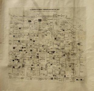 Il centro di Firenze Mercato vecchio nel 1427