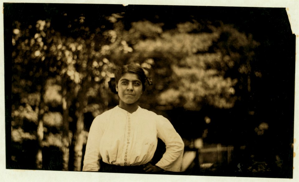 Illiterate 19-year-old sister of B. Joseph. LOC nclc.02309