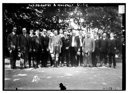 Ills. Delegates & Roosevelt, 6-1-12 LCCN2014691986