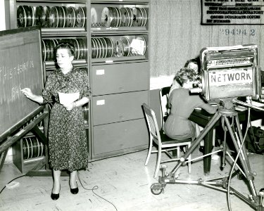 Ida Rhodes filming at IBM 002